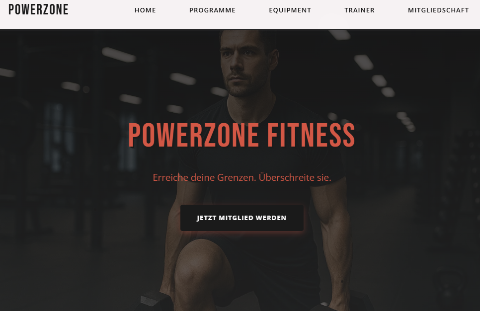 Fitness Website