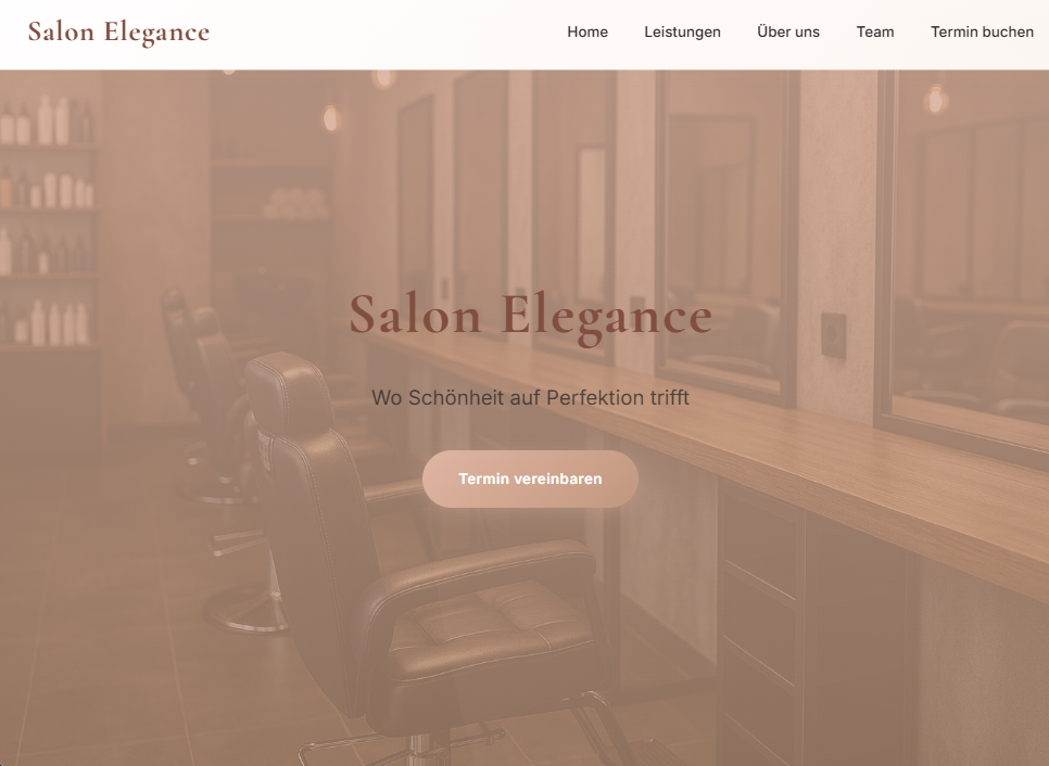 Frisör Website